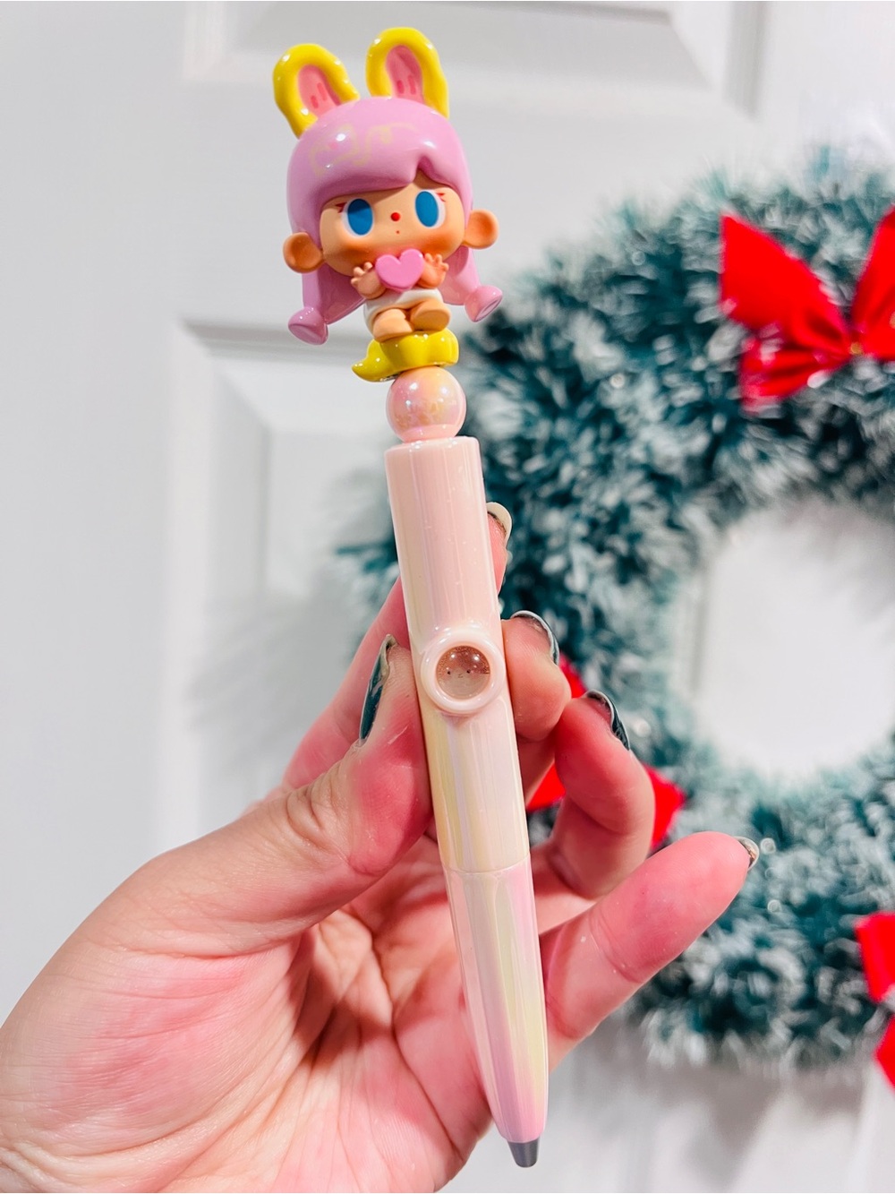 Beaded Pen With Authentic “Tutu Bear” Bean